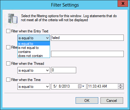 Filter lines with 