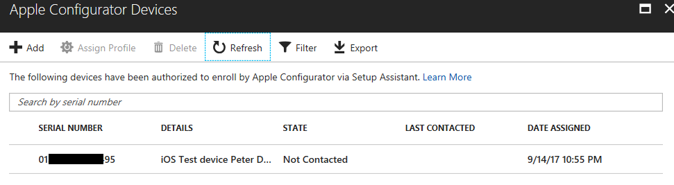 apple configurator profile